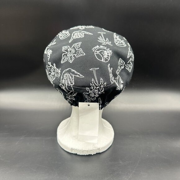 Vans Stranger Things Sketch Pill Box Hat Cap Limited Edition OS Lenticular Patch - Picture 4 of 12